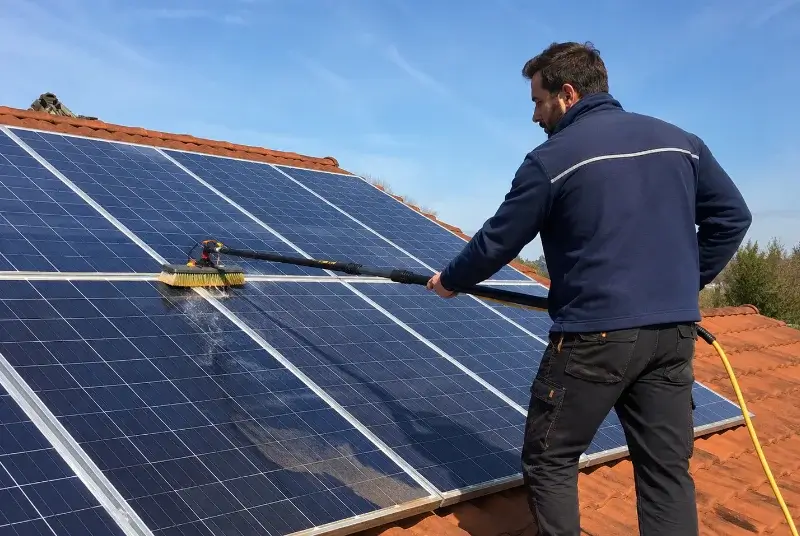 Nettoyage et entretien de panneaux solaires à Boistrudan